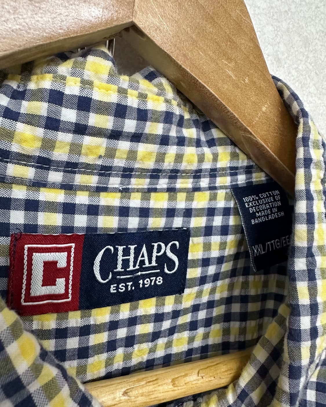(2XL)CHAPS 시어서커 반팔셔츠-M2301 상품이미지3