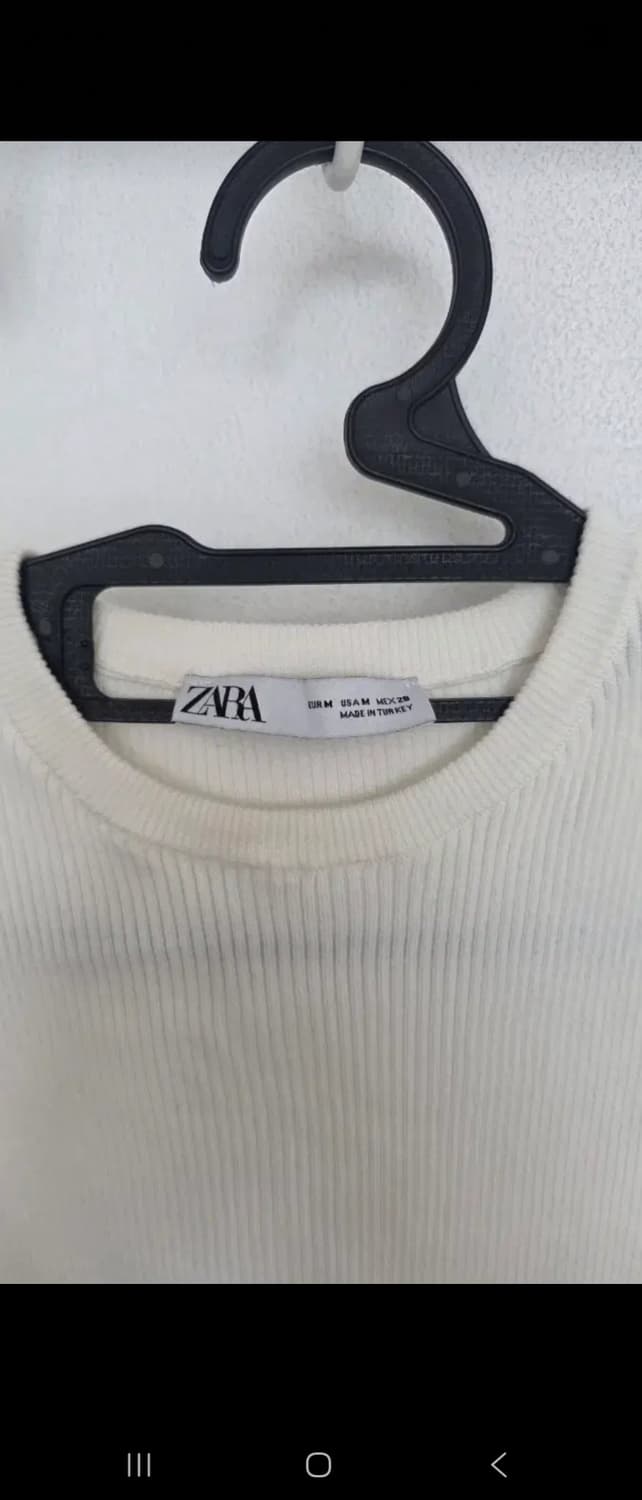 ZARA 크롭 니트 민소매 M 상품이미지2