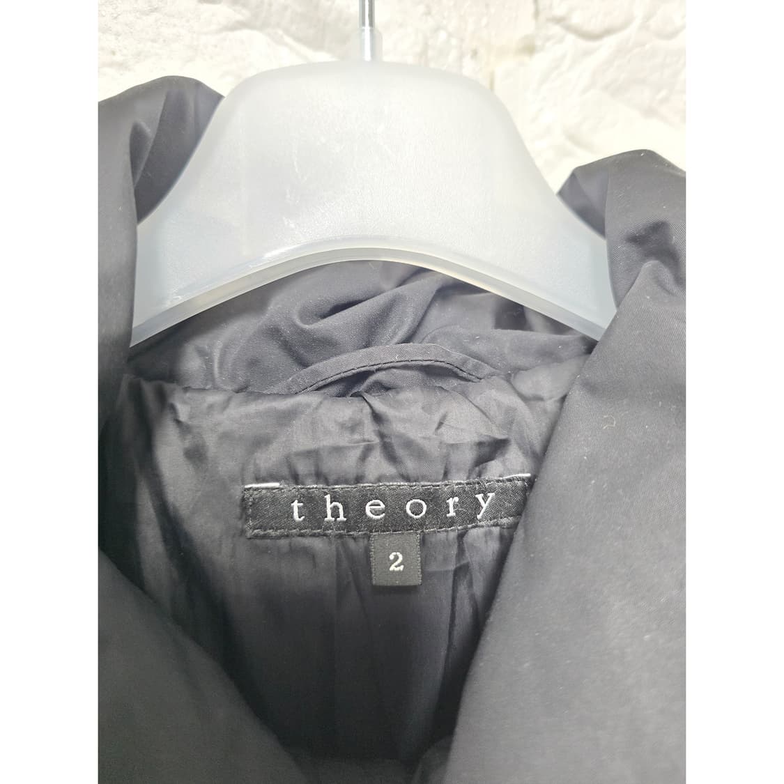 택포// 띠어리 블랙 패딩 코트 M 상품이미지2