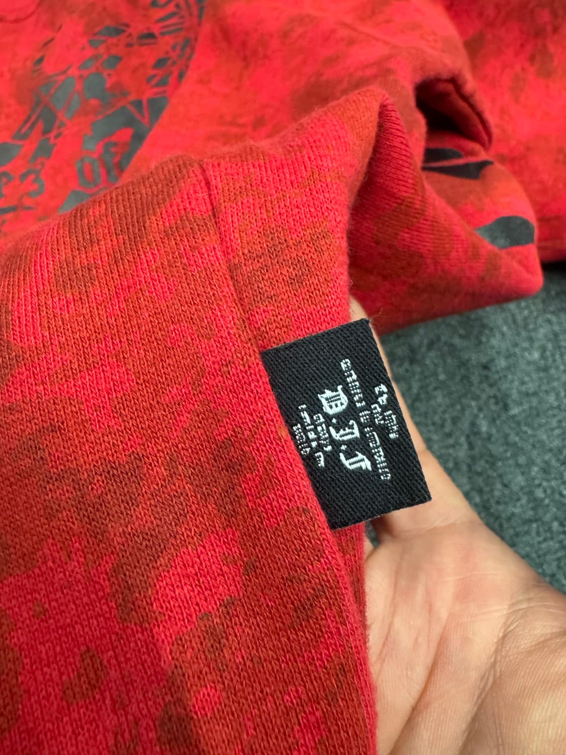 L)D.J Free 빈티지 패턴 프린팅 스웻셔츠 상품이미지4