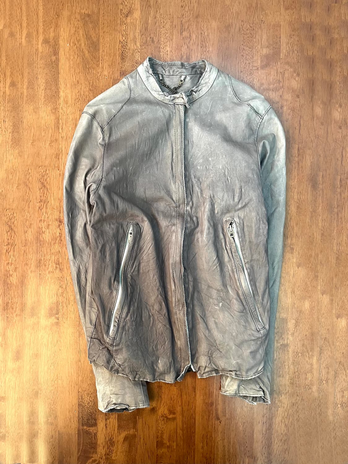 Sisii 싱글 지퍼 라이더 가죽 자켓 상품이미지1