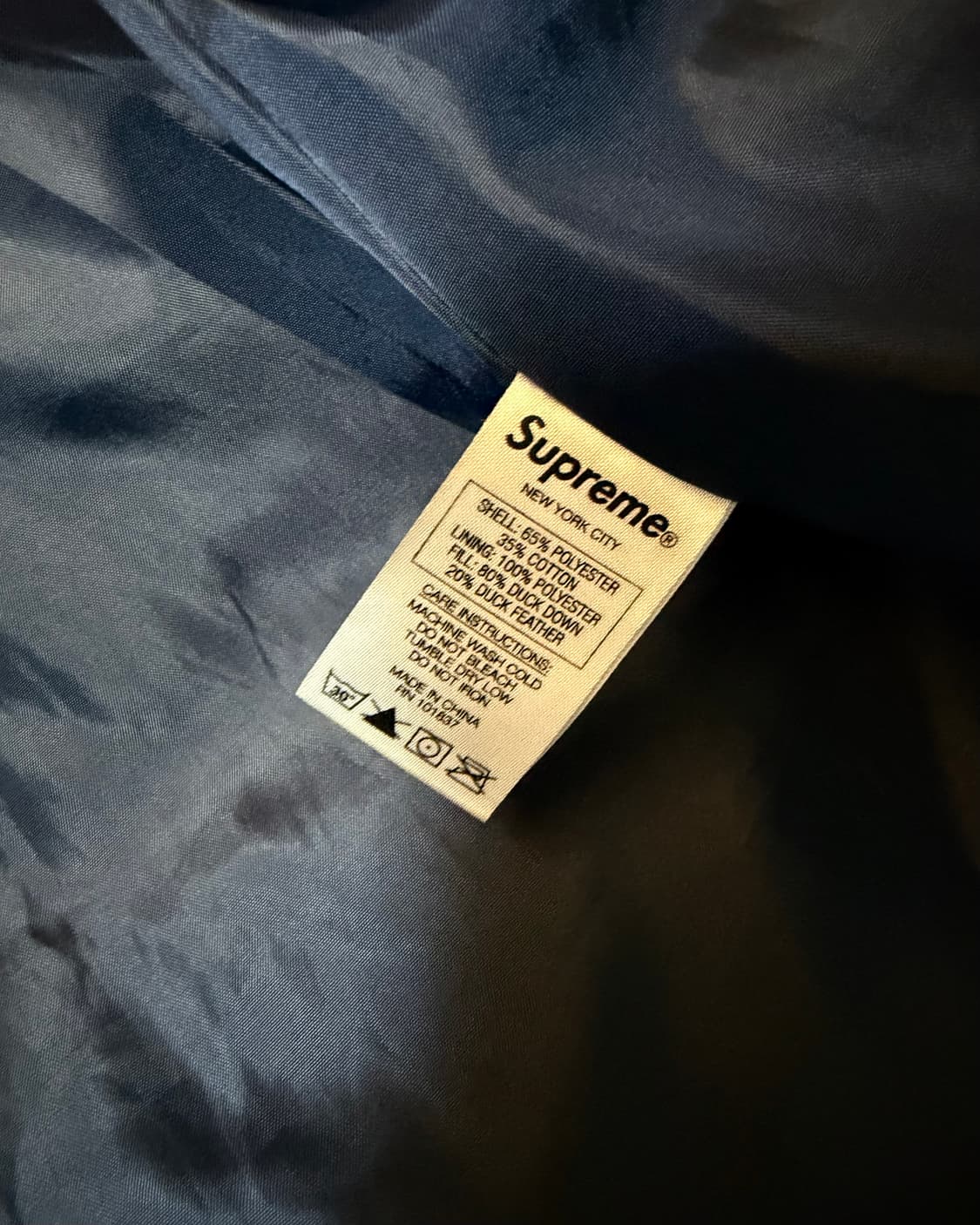 슈프림 FUCK 자가드 패딩 자켓 FW17  상품이미지7