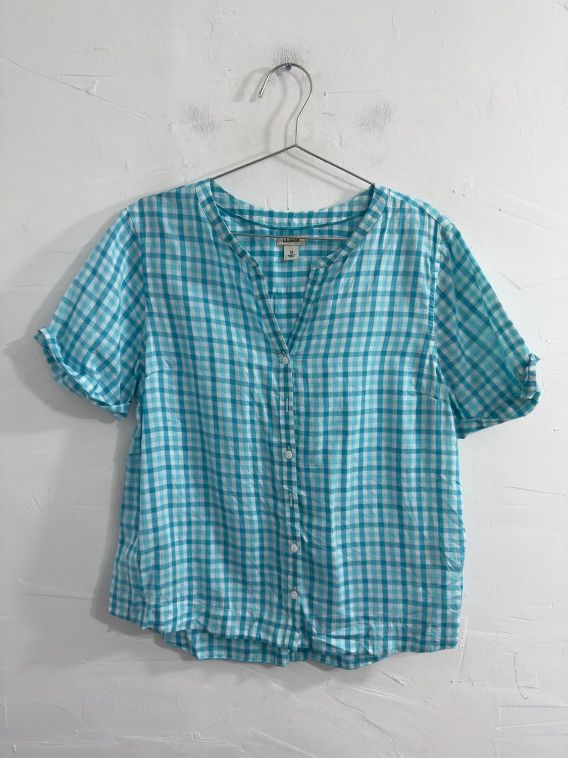 l.l.bean mint check blouse l.l.bean mint 상품이미지1