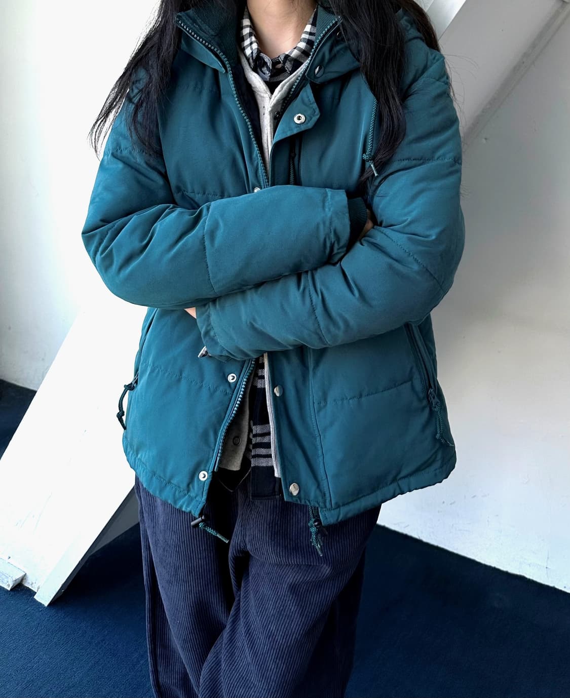 Design padded 2way hood parka 상품이미지9