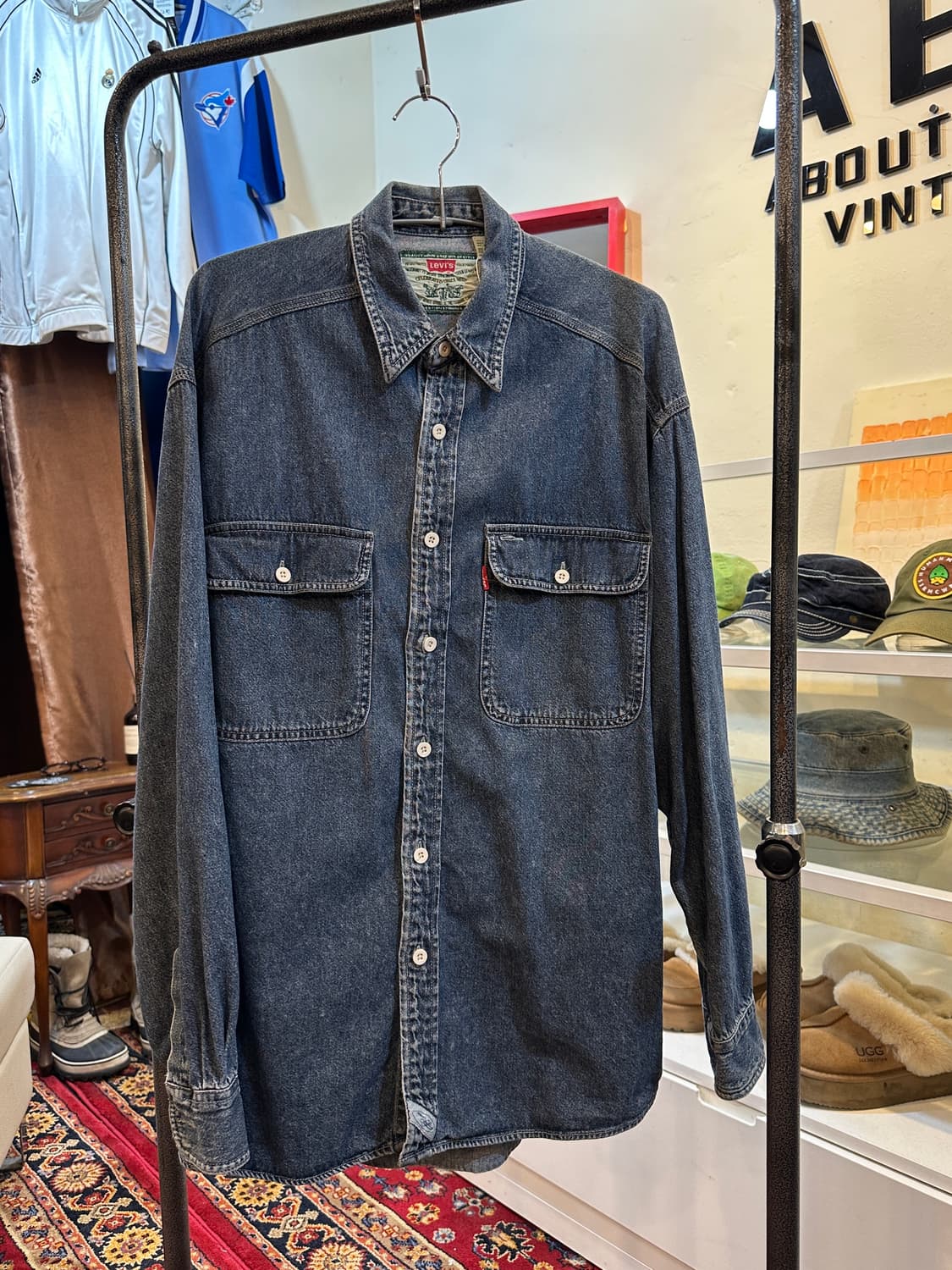 리바이스 90s 빈티지 데님셔츠 M 상품이미지1
