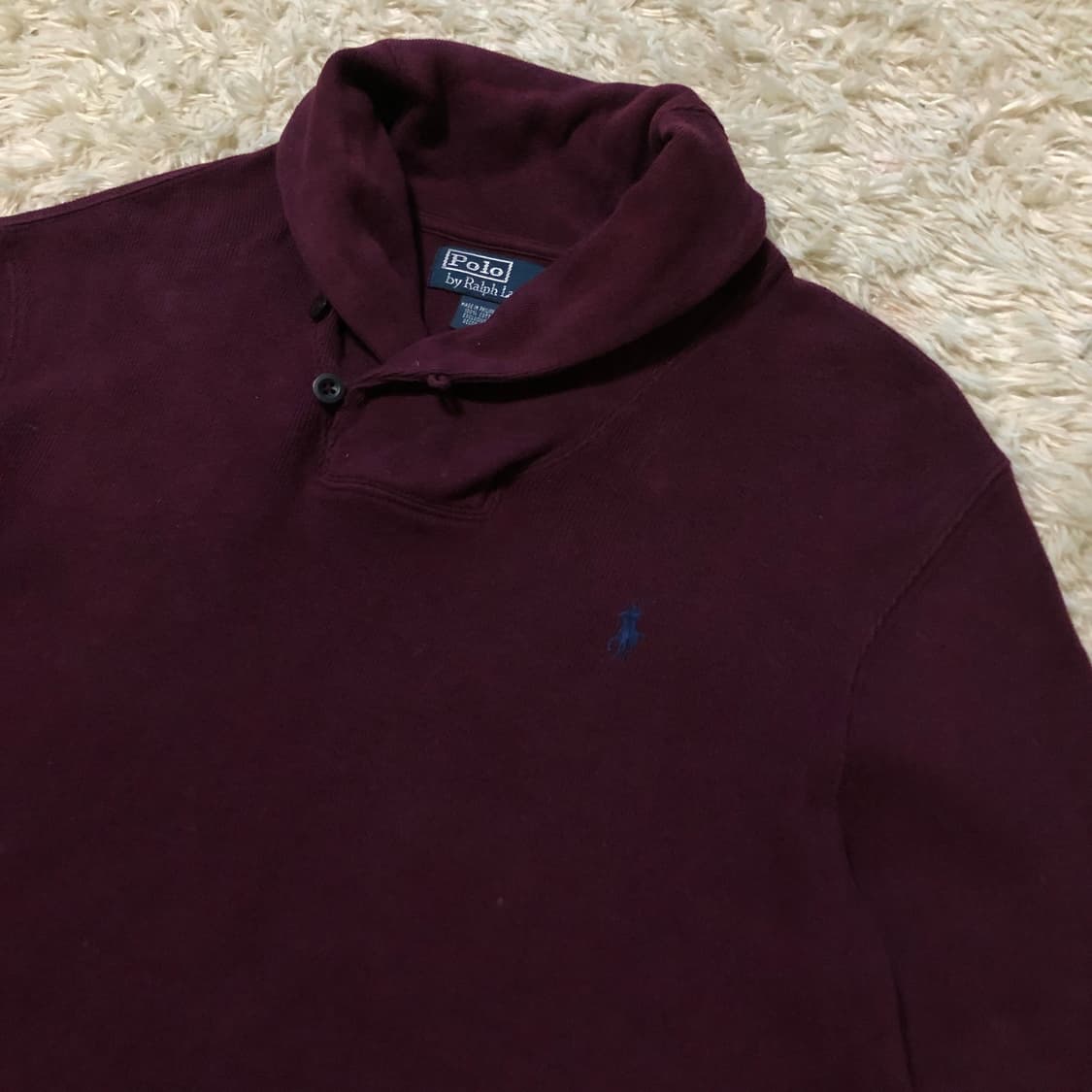폴로 랄프로렌 숄더넥 니트 상태굿 남성용 상품이미지2