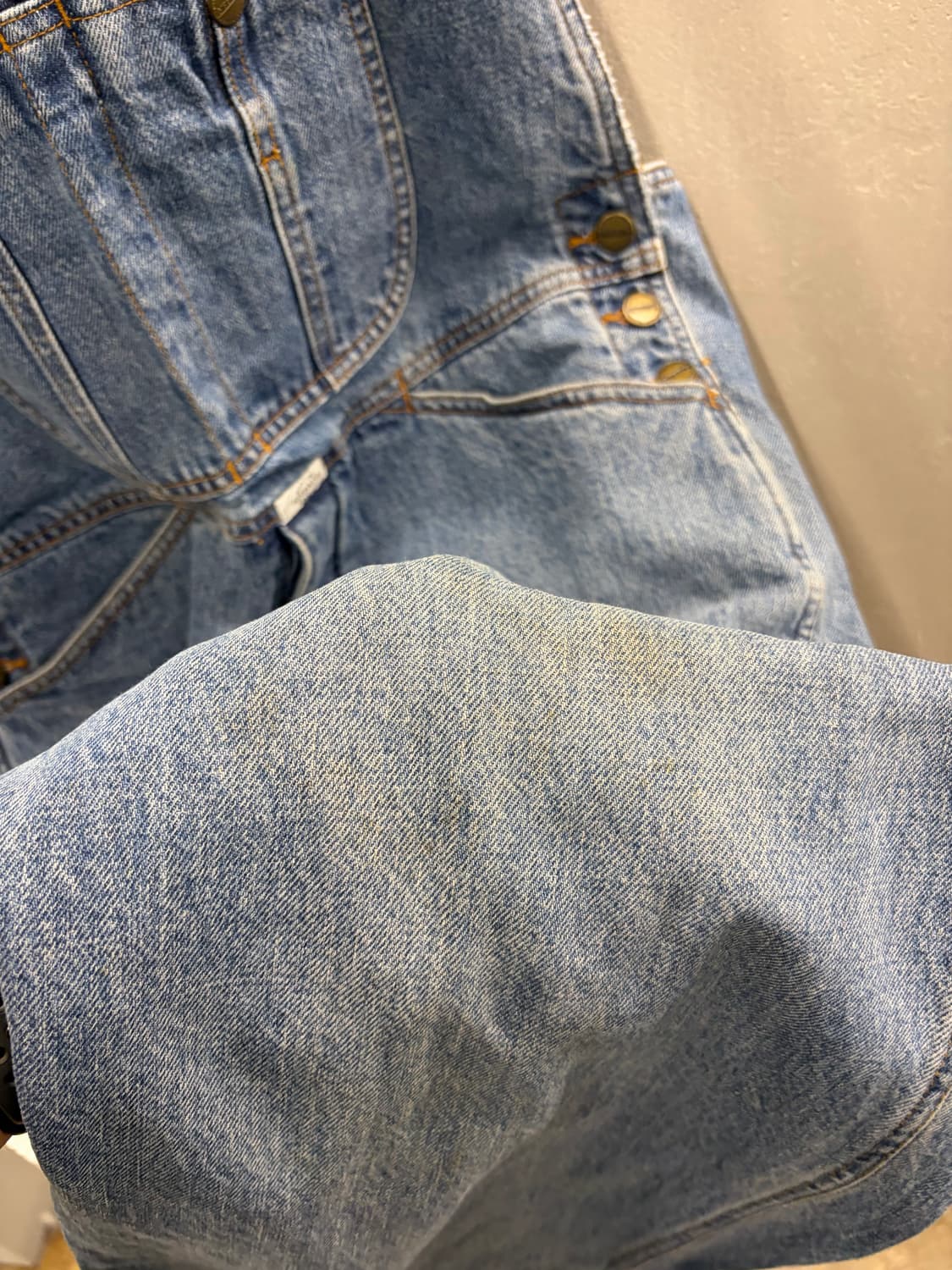 90s 마리떼프랑소와저버 데님 오버롤 상품이미지4