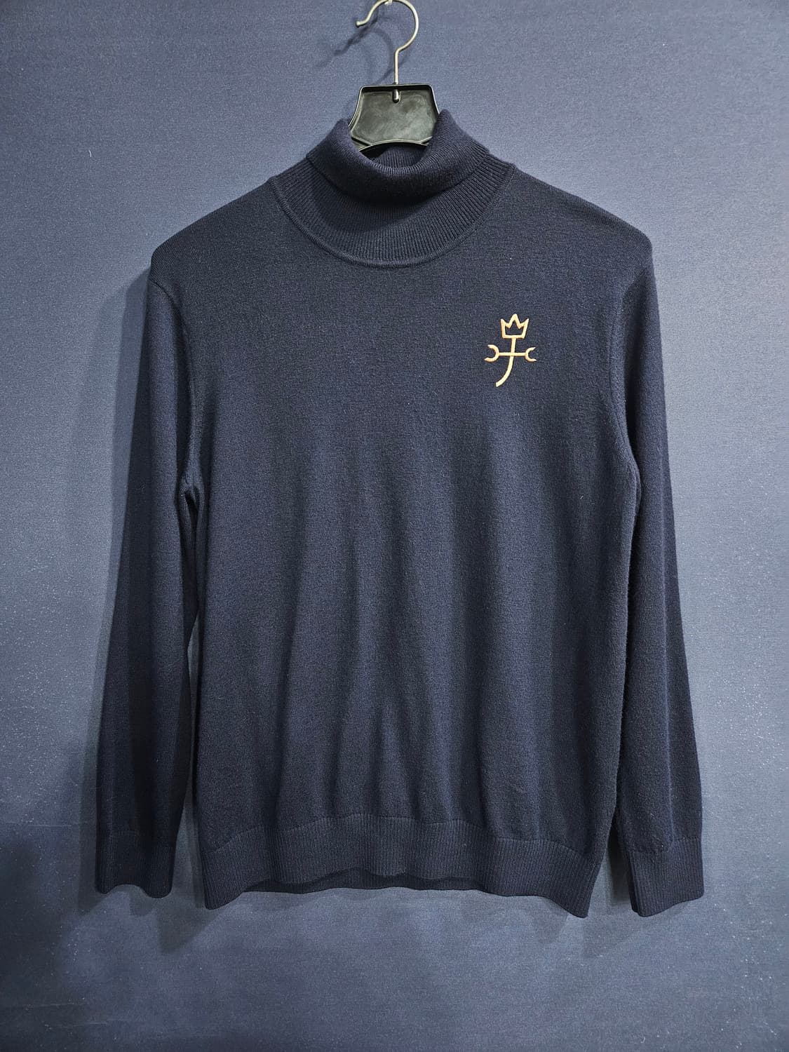 까스텔바작 네이비컬러 남성 110 골프 터틀넥  상품이미지1