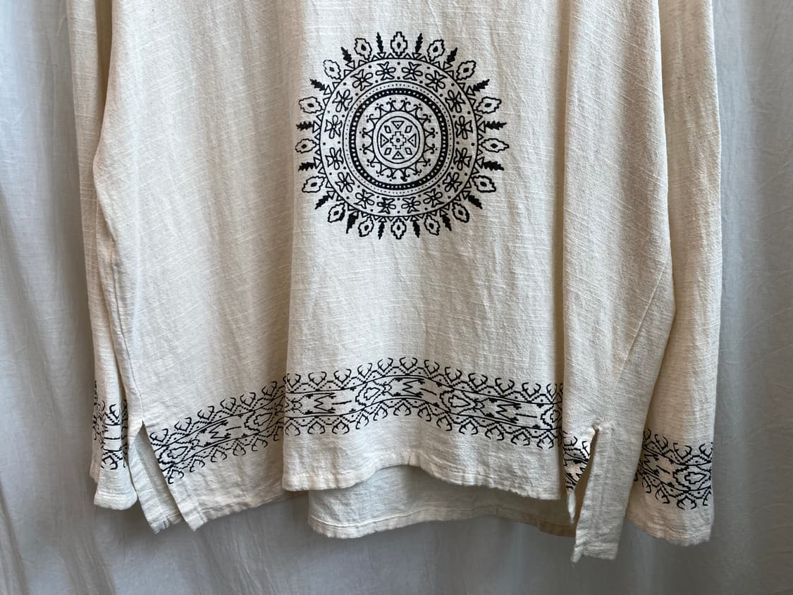 에스닉 면블라우스(F) 상품이미지4