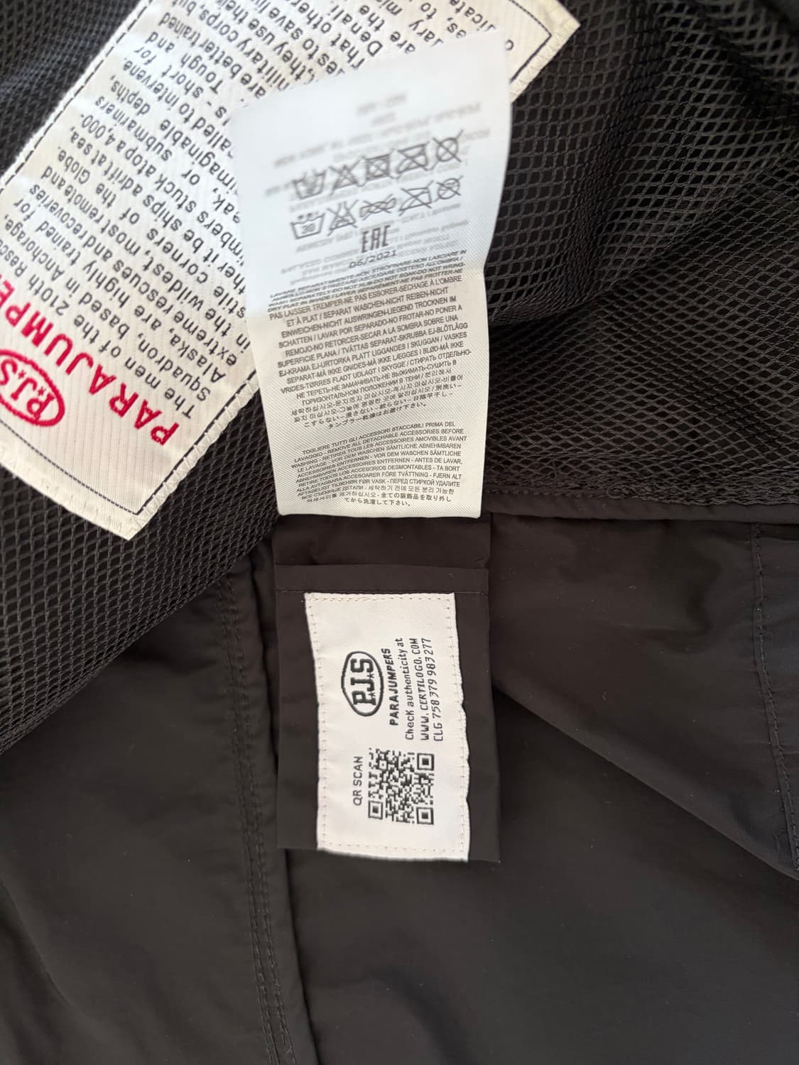 파라점퍼스 파이어스프링 바람막이 자켓 L 상품이미지4