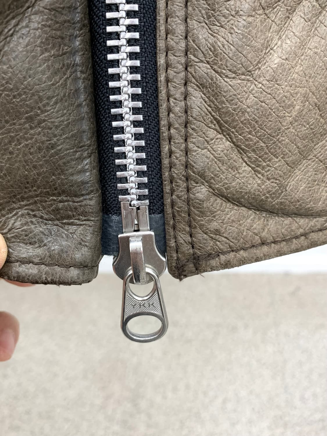 Rusty lambskin leather jacket  상품이미지10