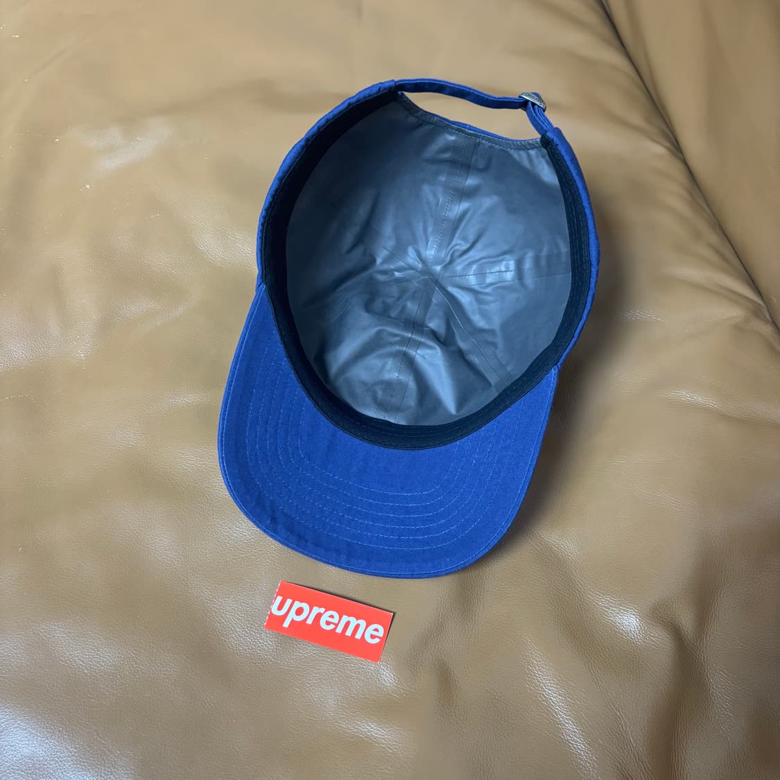 슈프림 S로고 6패널 볼캡 모자 20fw 고어텍스 인디고 네이비 상품이미지7