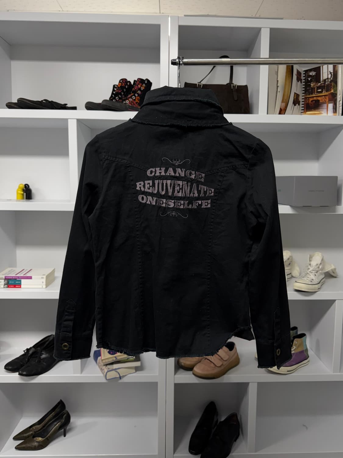 rote rose 더블 넥 셔츠 상품이미지4