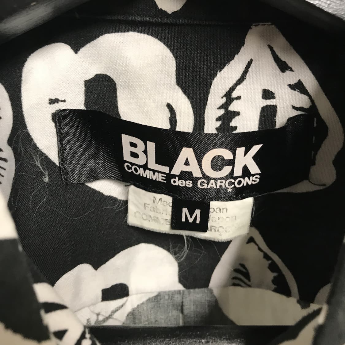 꼼데가르송 블랙 반팔 셔츠 M 상품이미지5