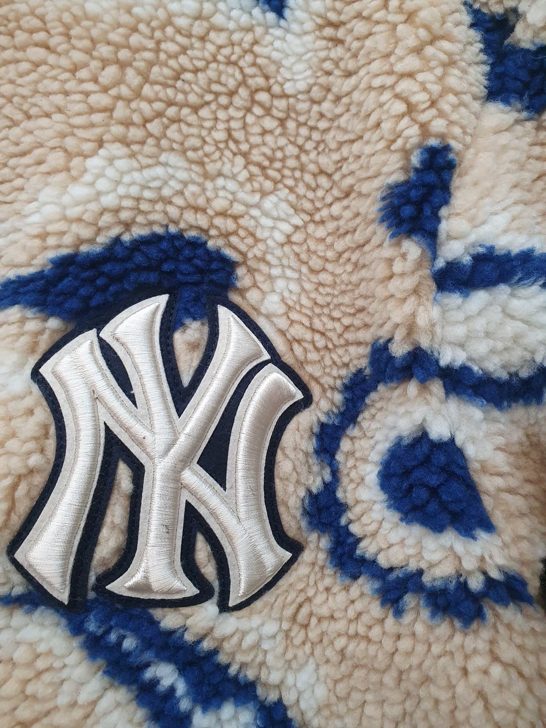 MLB 페이즐리 플리스 후리스 자켓 90 상품이미지3