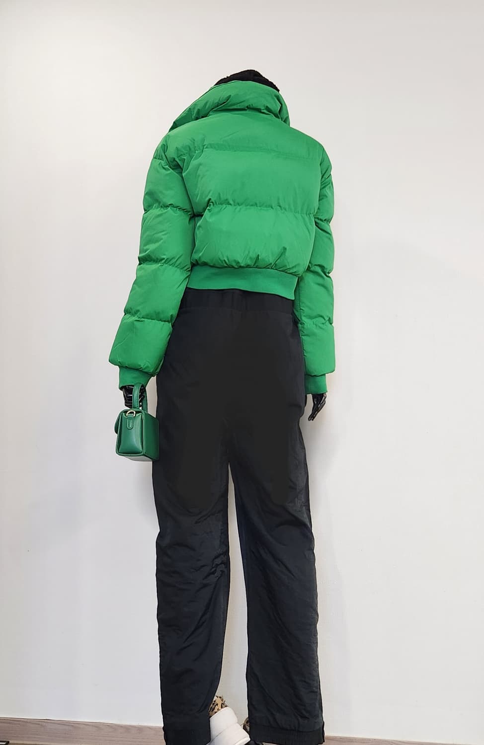 초록 숏패딩  상품이미지5
