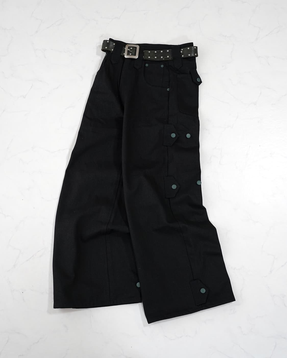 TΣist 4way Side Belt Rigid Denim Pants 상품이미지4