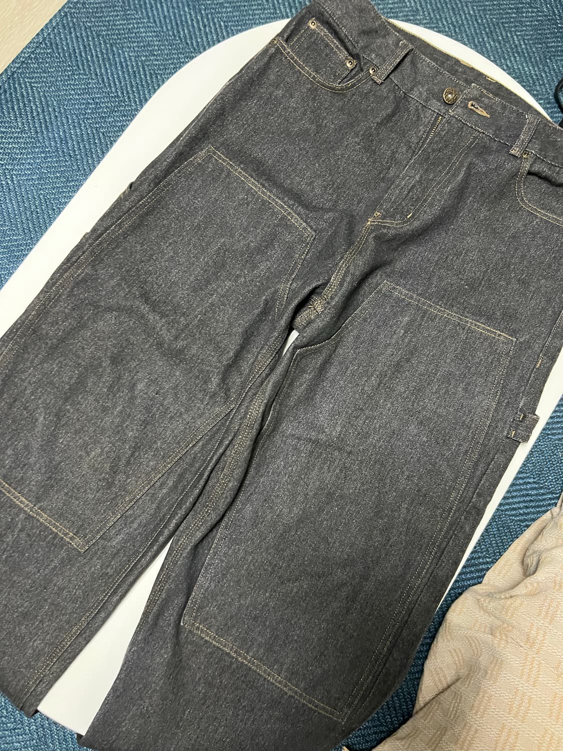 디키즈 더블니 카펜터 데님 블랙 32 상품이미지1