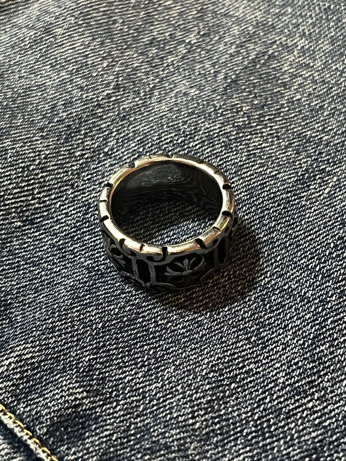 Chrome cross ring 상품이미지2