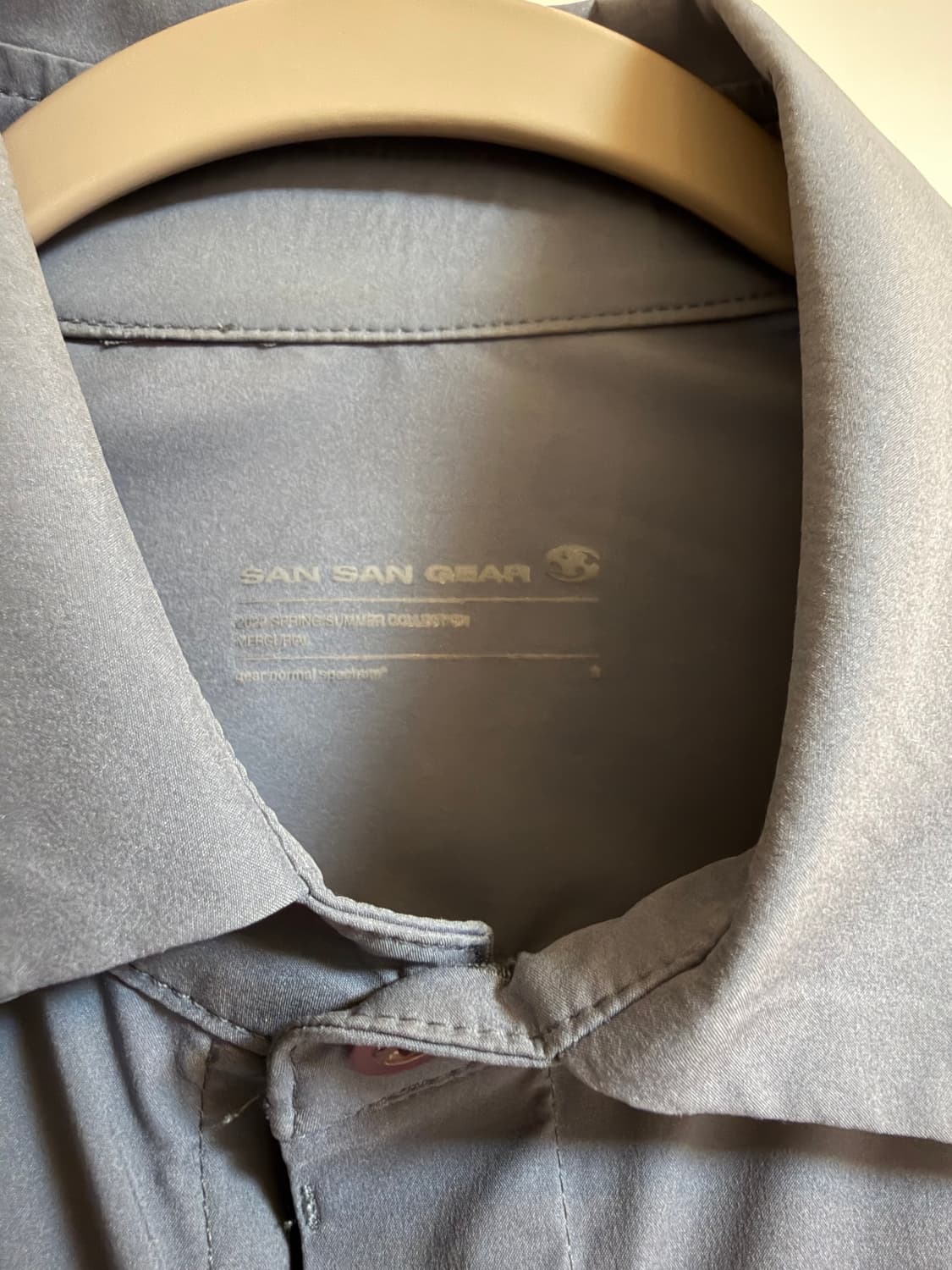 산산기어 23ss TRI-MESH SHIRTS [SPRUCE BLUE] 상품이미지3