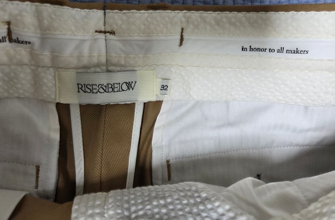 라이즈앤빌로우 265 몰스킨 레귤러스트레이트 치노 카키 상품이미지4