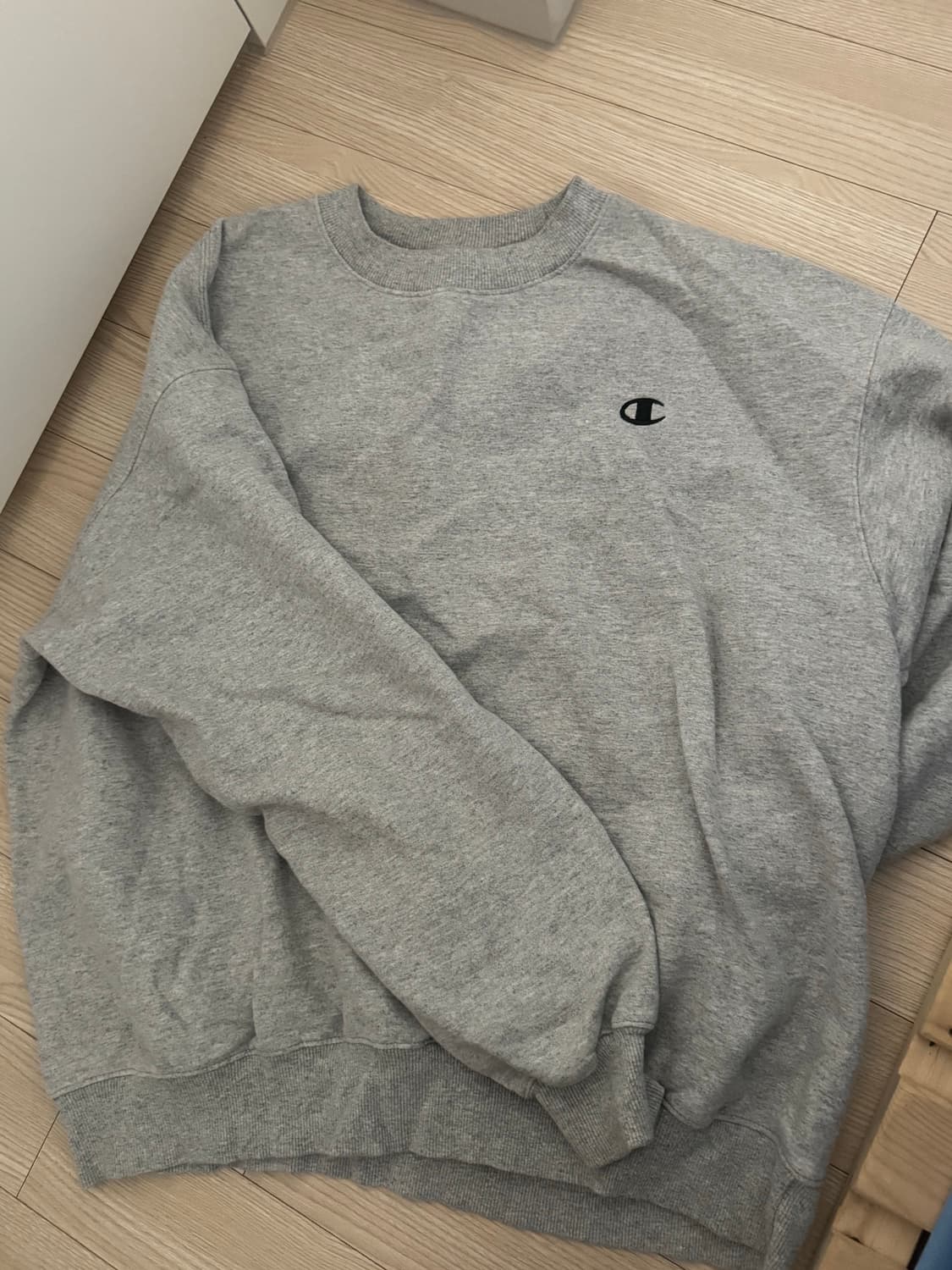 챔피온 맨투맨 그레이 XL 상품이미지2