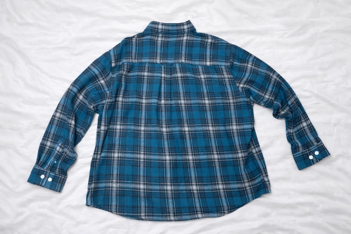 빈티지 오버사이즈 체크셔츠 상품이미지2