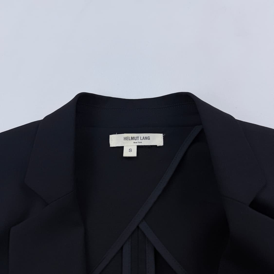 헬무트랭 울 블랙 더블 자켓 상품이미지3