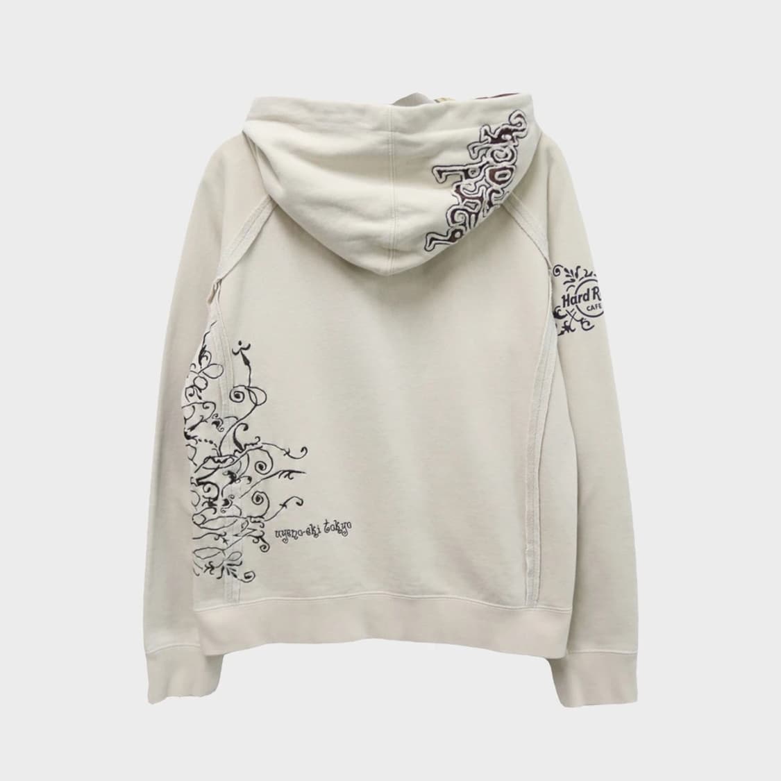 하드락카페 자수 포인트 후드 집업 60750 상품이미지2