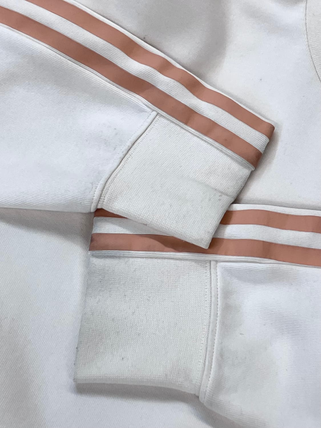 아디다스 크롭 맨투맨 아이보리 XS   #csz3361 상품이미지6