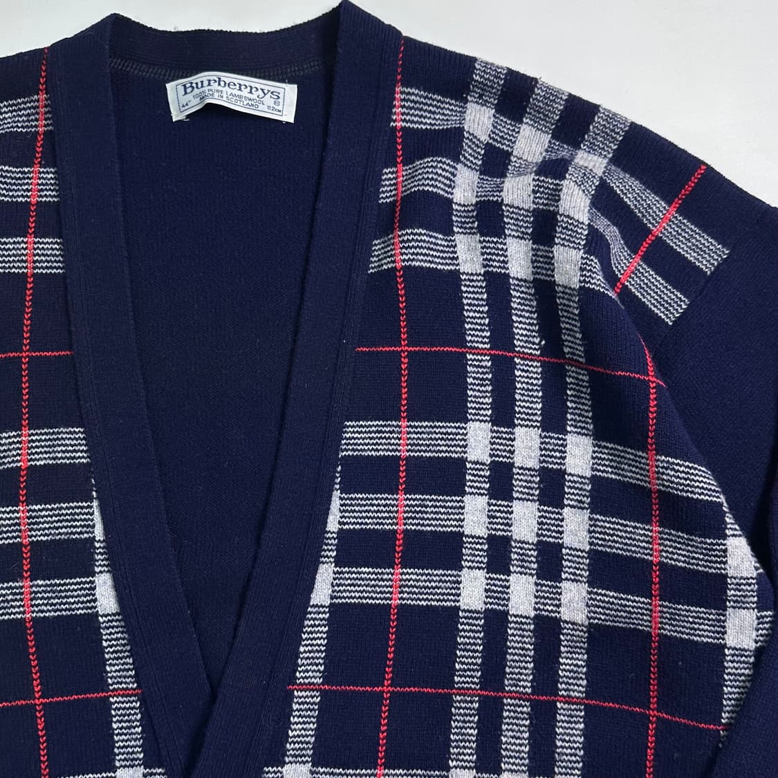 버버리 노바체크 울 니트 가디건 상품이미지4