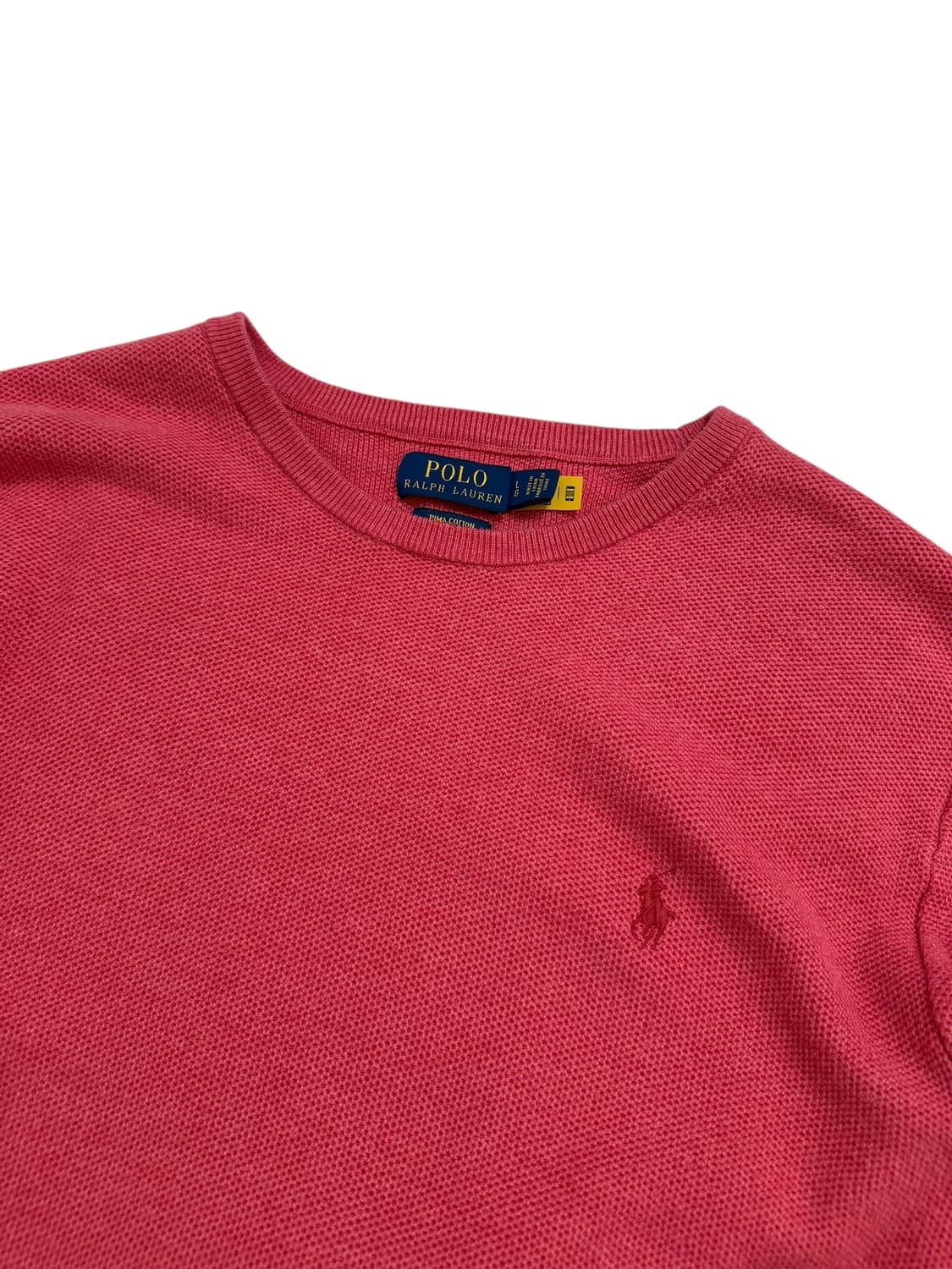 폴로 봄웜 핑크 니트 상품이미지6