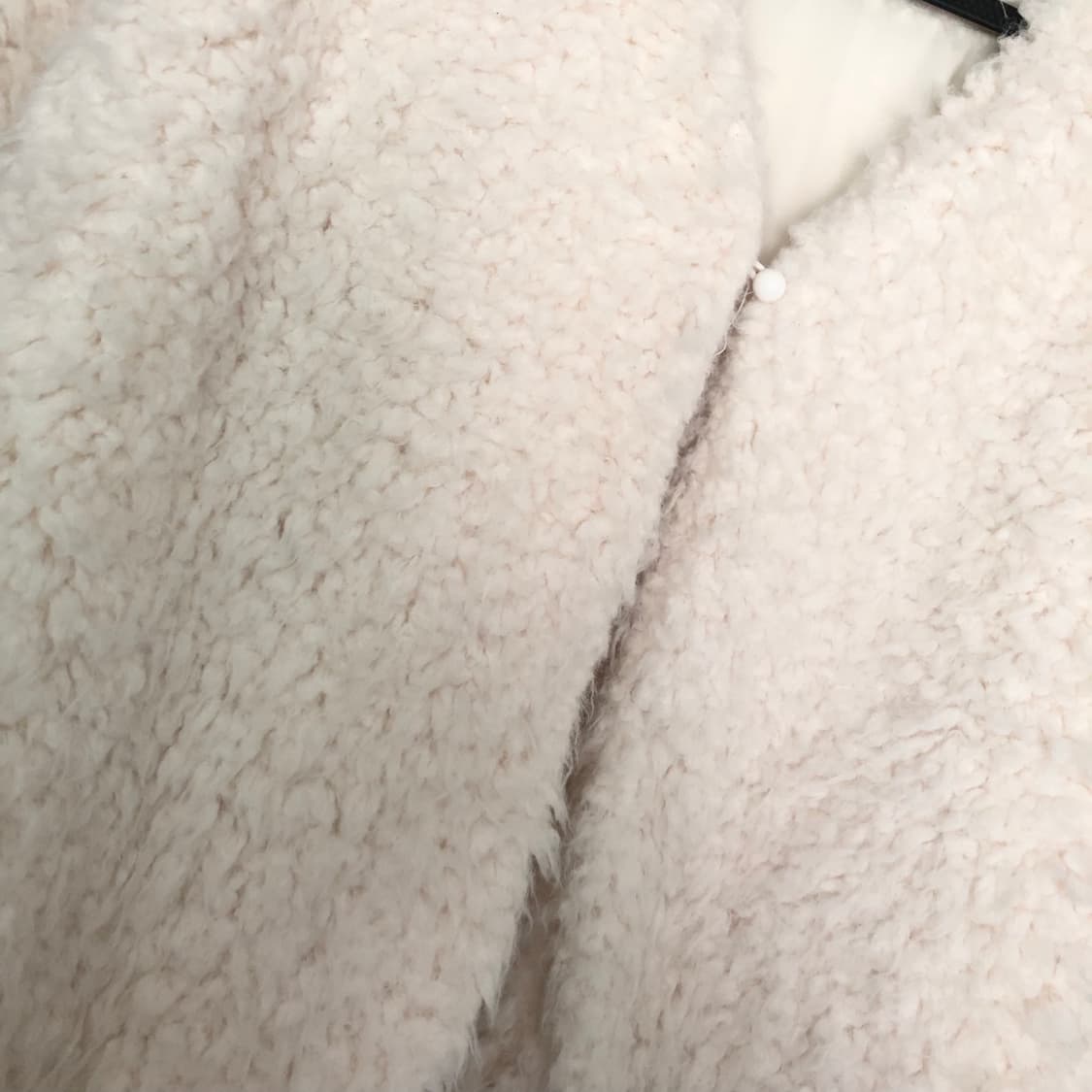 브이넥 투웨이 퍼 가디건 상품이미지2