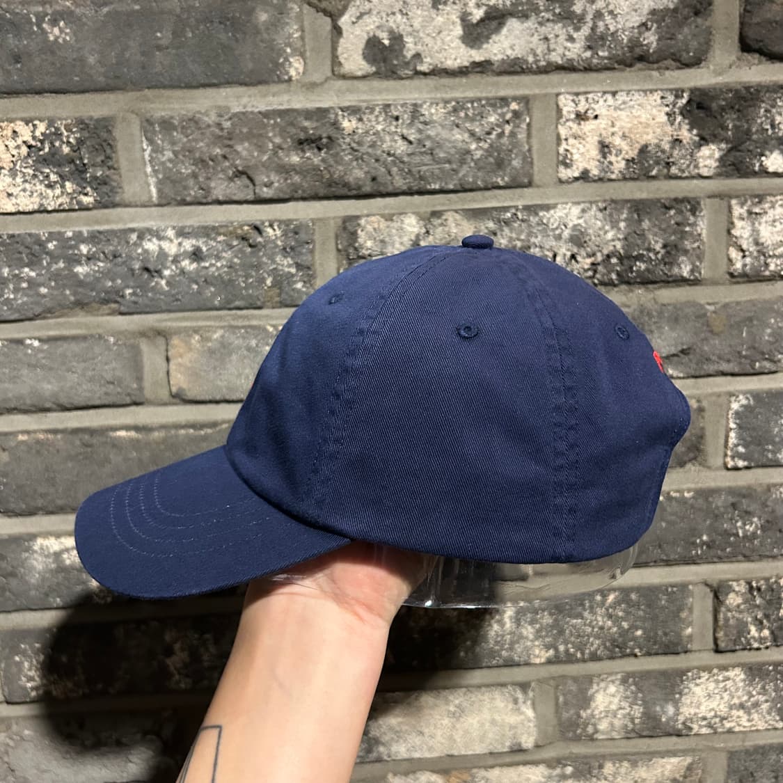 폴로 랄프로렌 아이코닉 치노 볼캡 모자 신형 큐알탭 네이비 상품이미지3