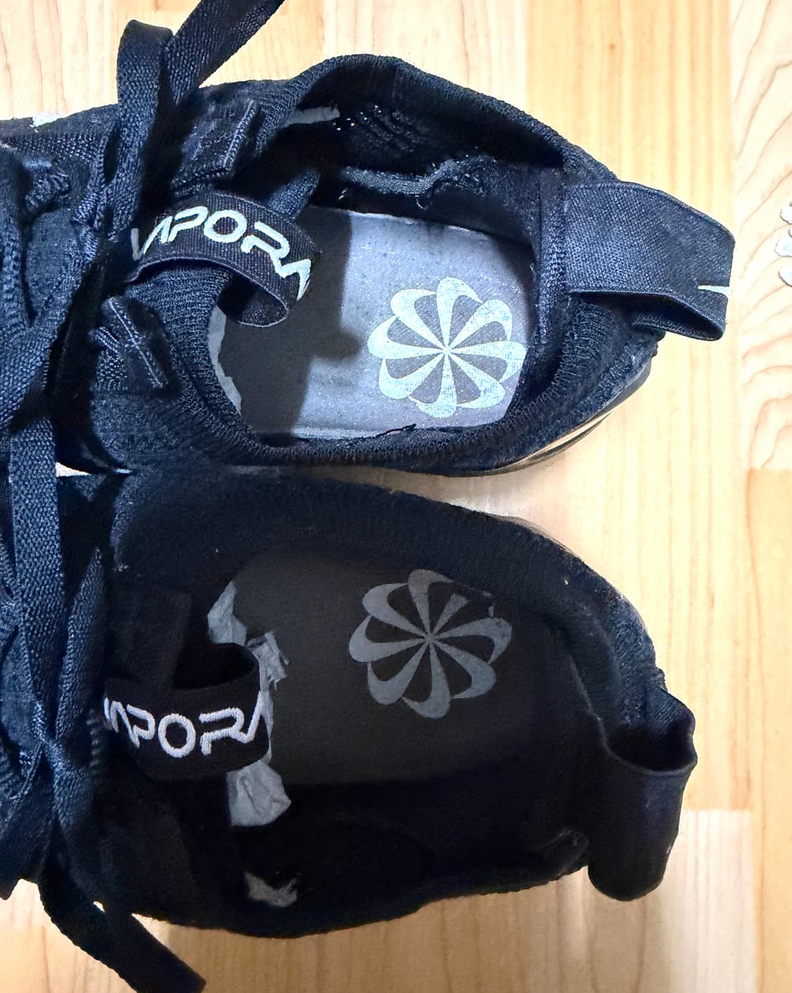 (정품)우먼 나이키 에어 베이퍼맥스 2021 플라이니트 블랙(235)중고 상품이미지7