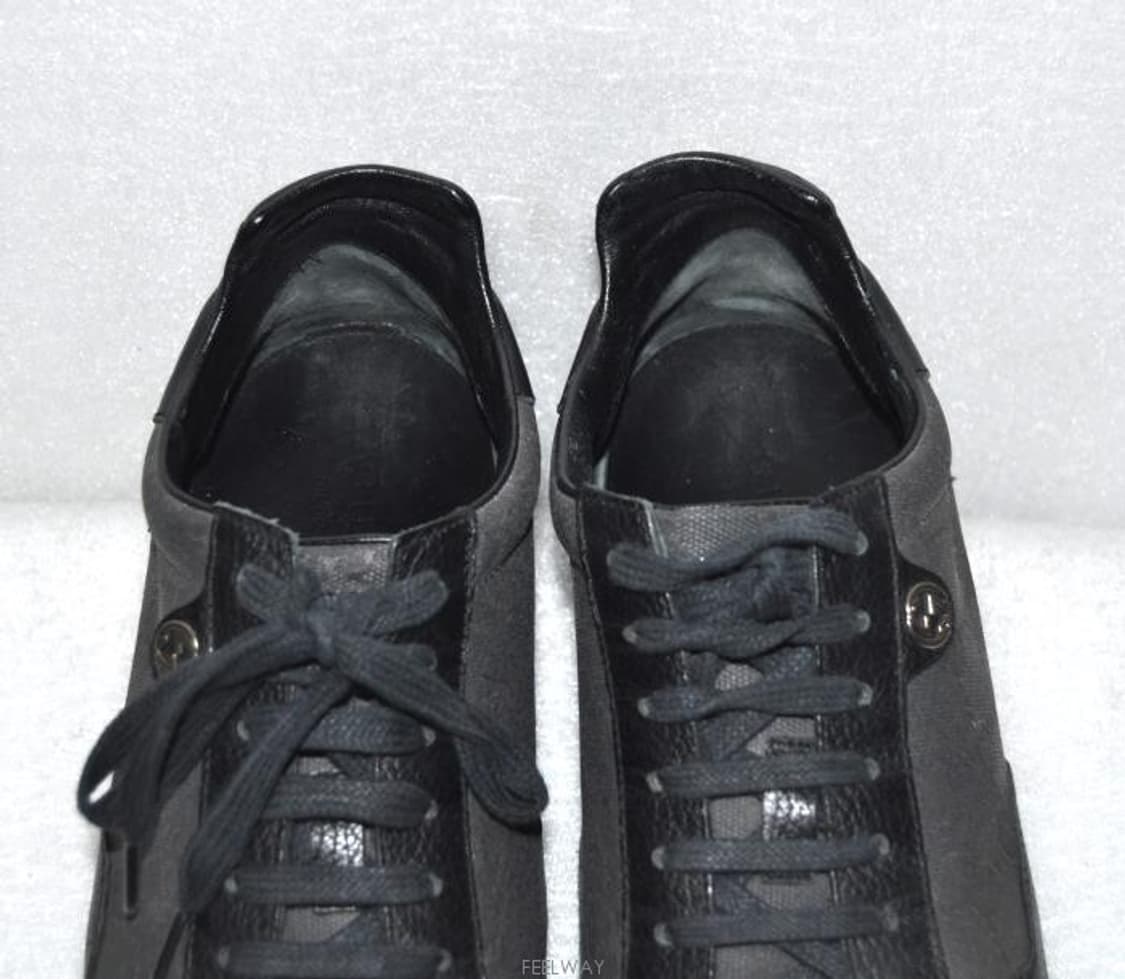 구찌/남성GG로고래더혼방스니커즈(사이즈265)정품 상품이미지8