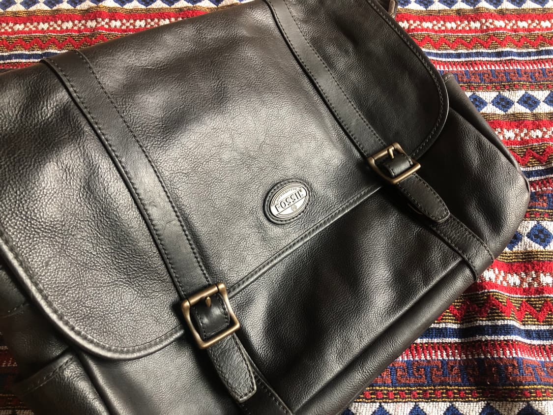 파슬 레더 브리프케이스 블랙  미사용 상품이미지6