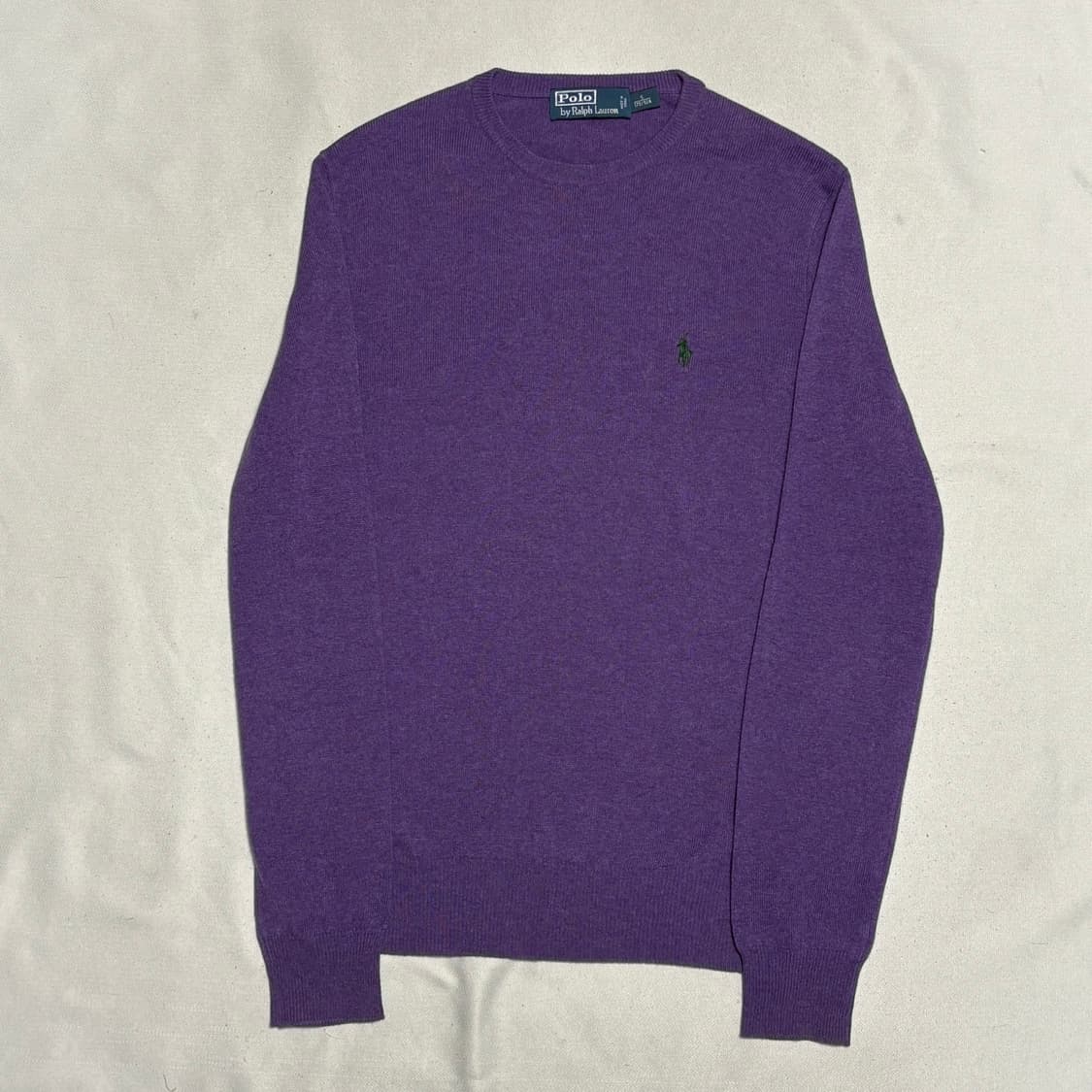 S 폴로랄프로렌 메리노 울 퍼플 니트 상품이미지2