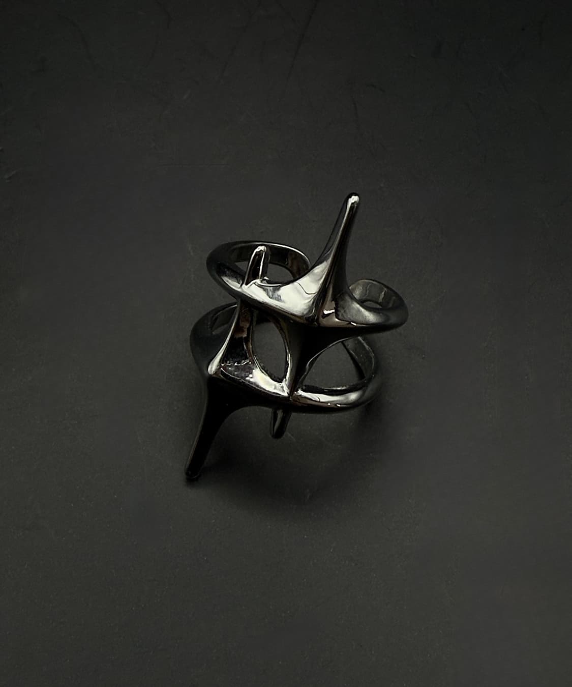 pcr053 Two button spear ring 상품이미지1