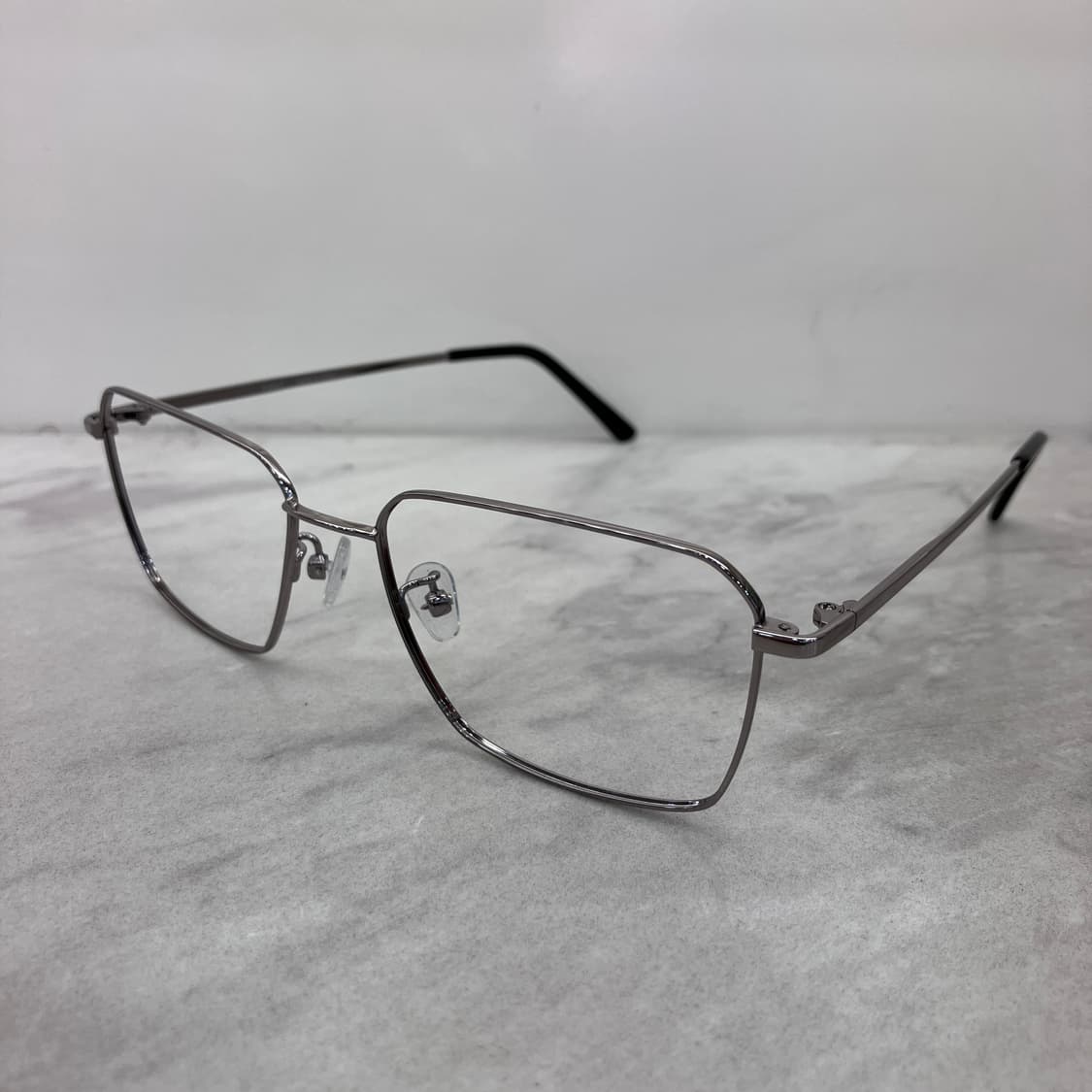 C51 PBL 실버 스퀘어 메탈테 안경 상품이미지7