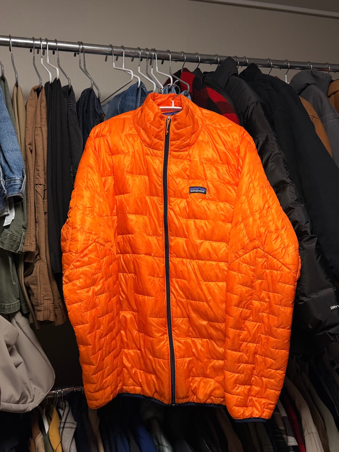 파타고니아 퍼프 자켓 경량패딩 오렌지 XL 상품이미지1