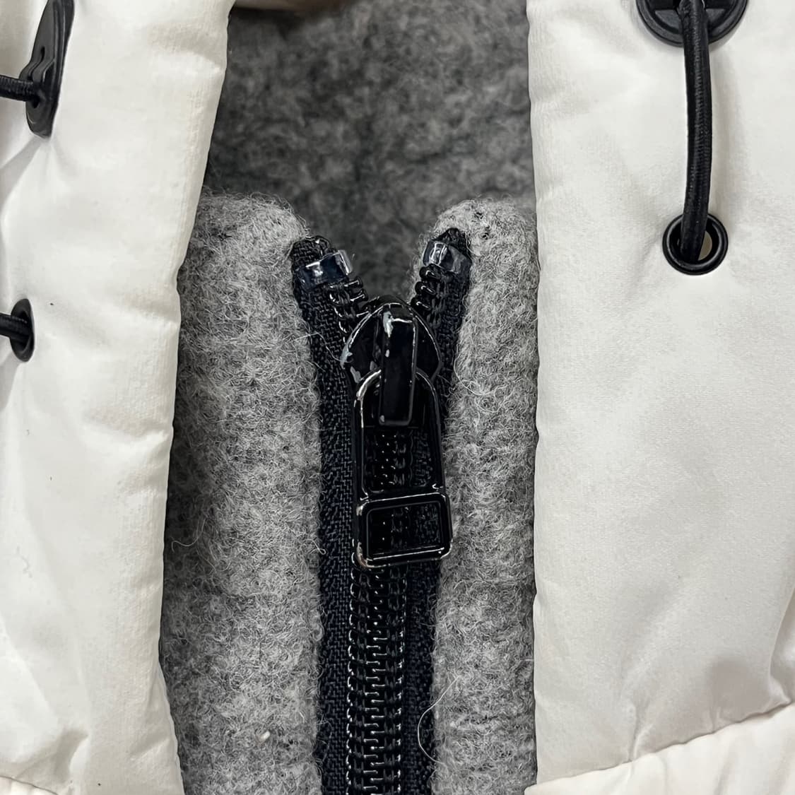 [정품/1] waac 흰색 후드 패딩 점퍼 b10 상품이미지7