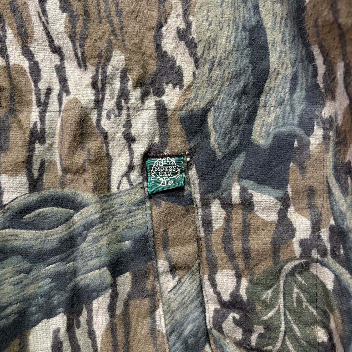 80s 미제 빈티지 모씨오크 카모 봄버 자켓(XL) 상품이미지8