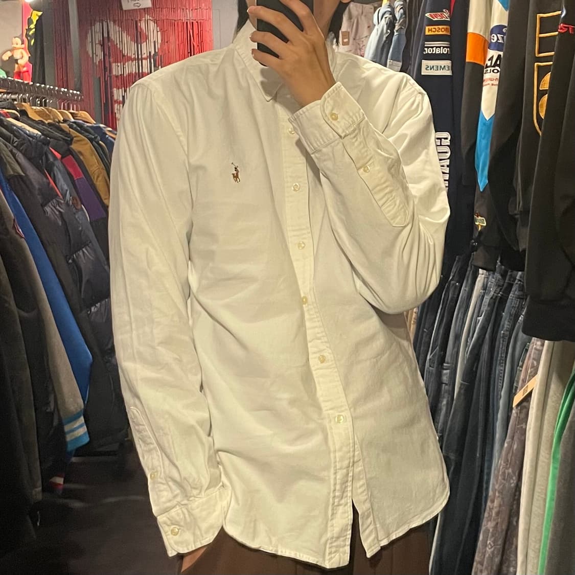 [IM] Polo 폴로랄프로렌 화이트 긴팔셔츠 상품이미지5