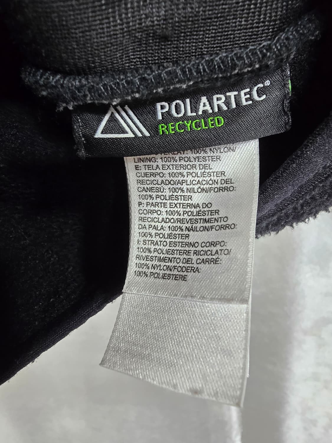 노스페이스 키즈 후리스 후드 블랙 (1875) 상품이미지4