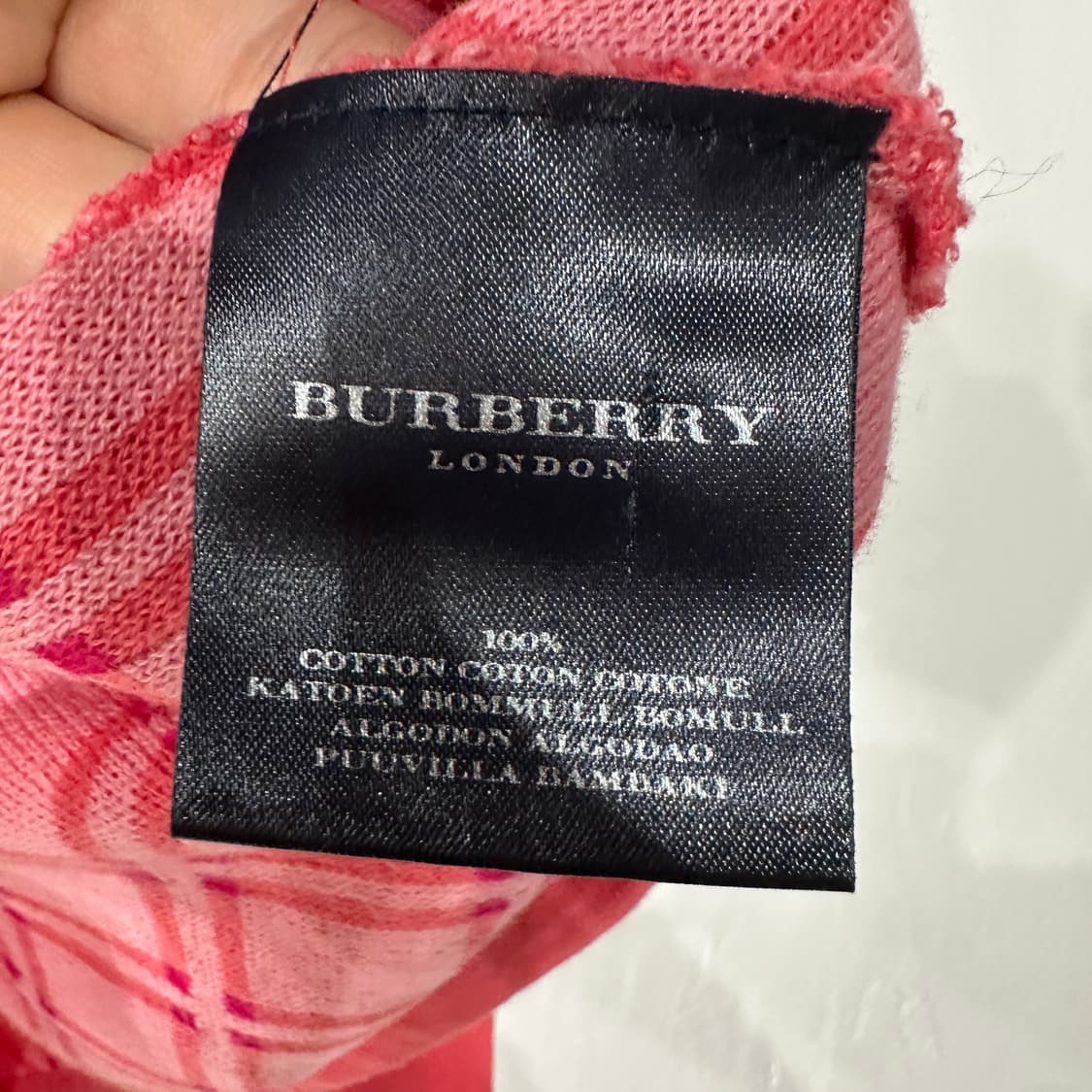 버버리 골프 가디건 여성M 상품이미지5