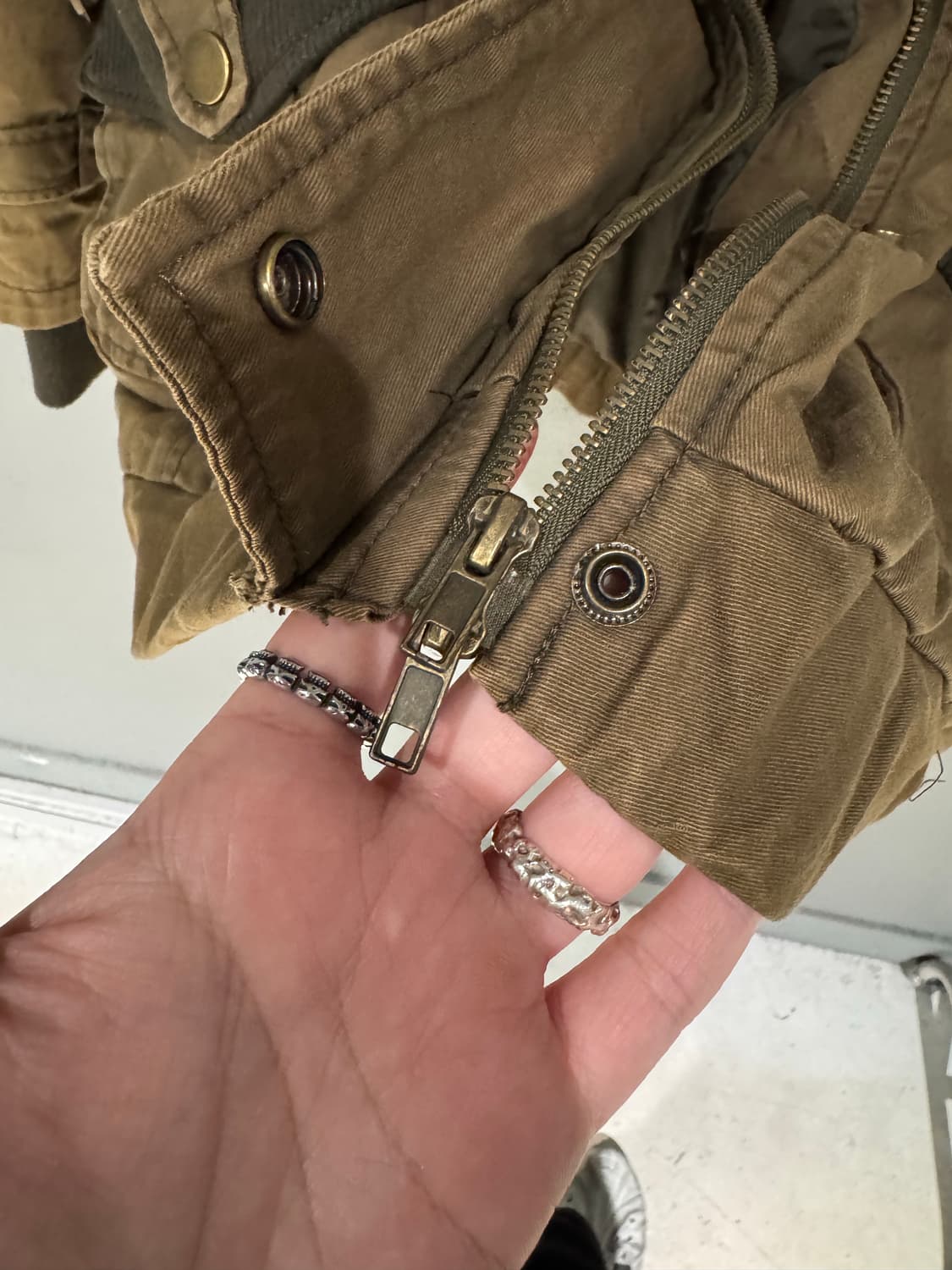 KY 디테일 투웨이 퍼 후드자켓 상품이미지8