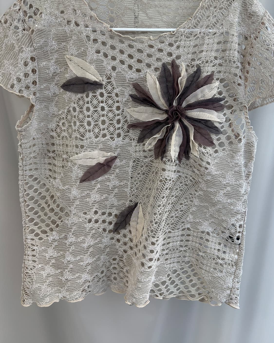 SEIRA fade bloom crochet top 상품이미지8