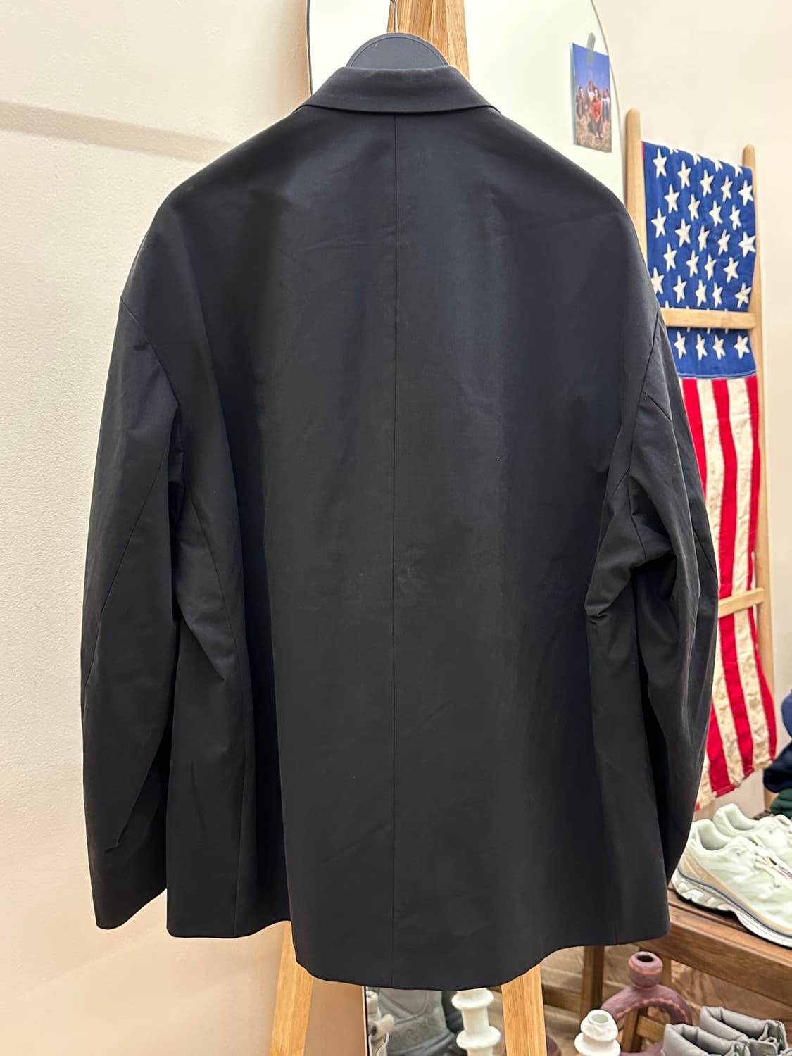 [새제품] 자라 x 스튜디오니콜슨 오버핏 더블 블레이저 네이비 54 상품이미지3