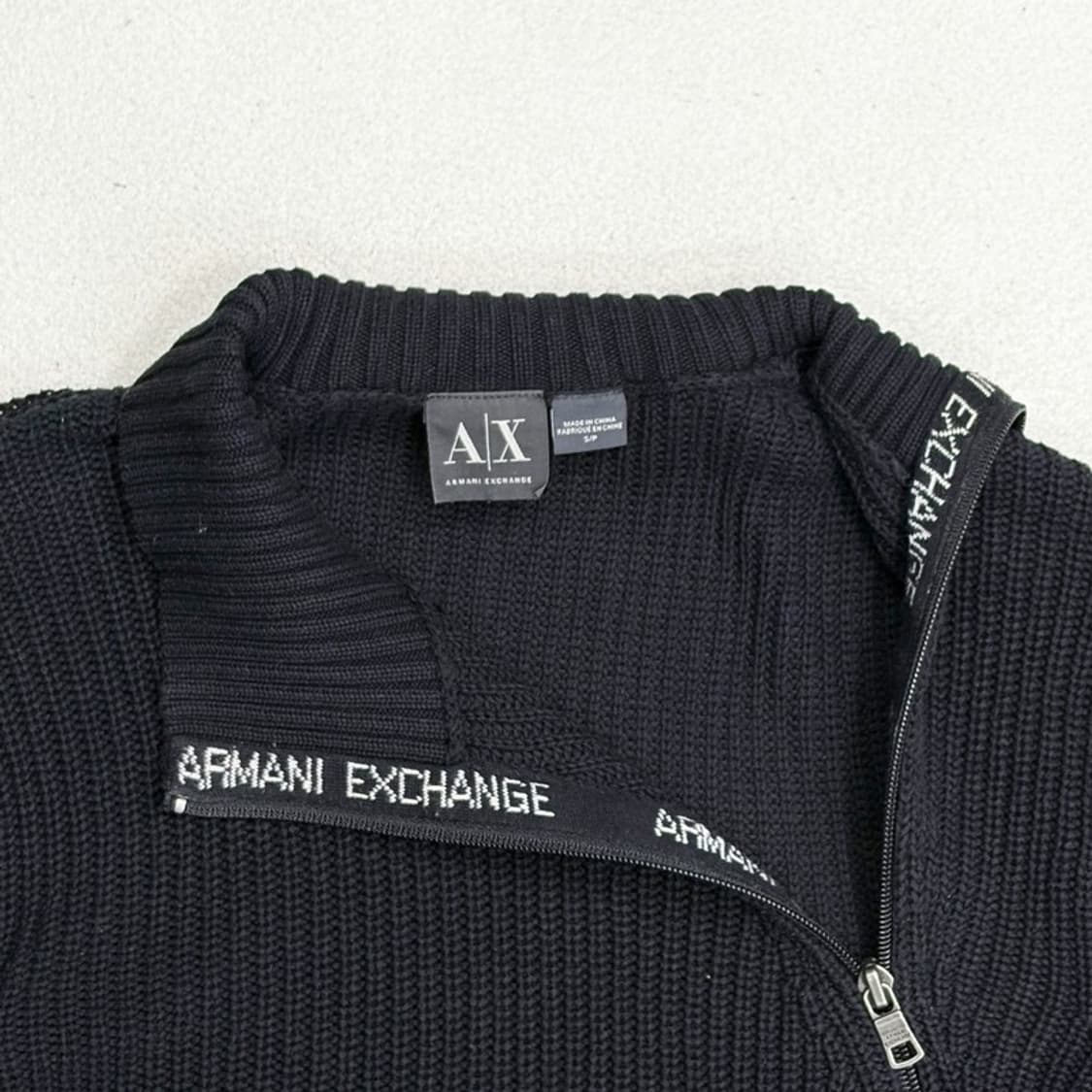ARMANI EXCHANGE 어시메트릭 니트집업 S 상품이미지4